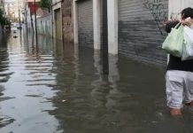 Fuertes lluvias y granizadas provocan alerta roja en la Región Metropolitana de Chile
