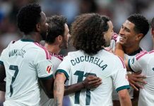 Foto: Plantel del Real Madrid previo a un encuentro de Champions League/Cortesía