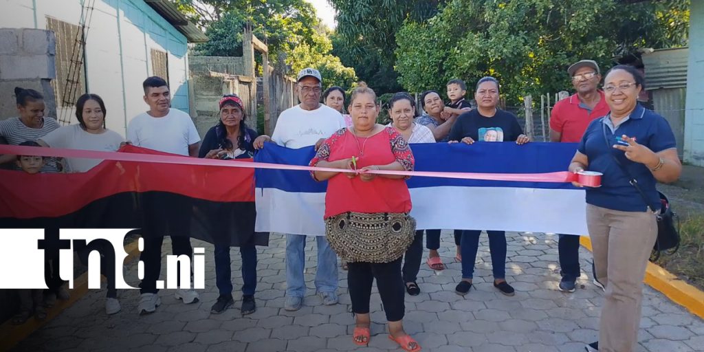 Foto: Alcaldía de Nandaime finaliza los proyectos de adoquinado de 2026/TN8