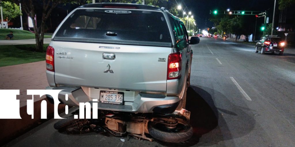 Foto: Peatón muere atropellado por motocicleta en Managua/TN8