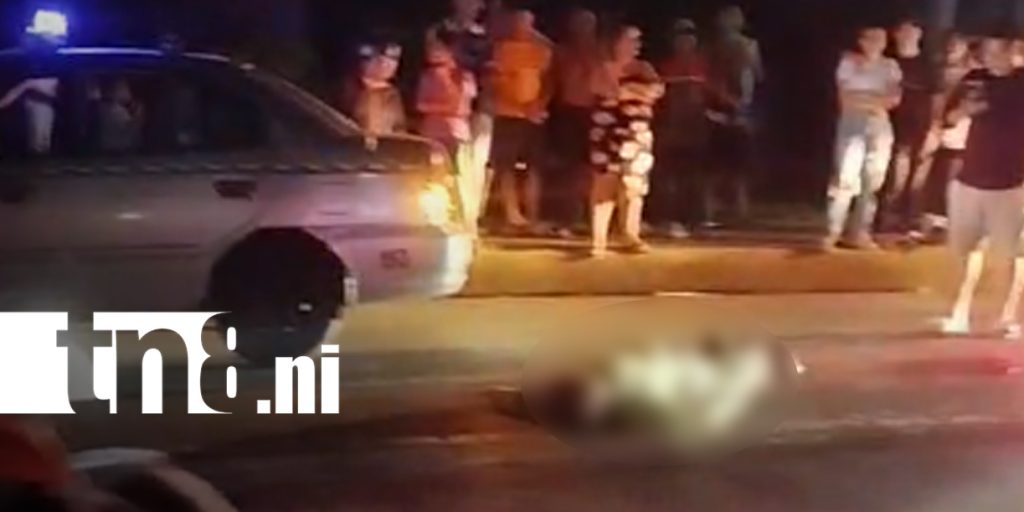 Foto: Peatón fallece tras accidente de tránsito en Tipitapa/TN8