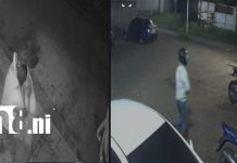 Cámaras captan robo de motocicleta en Ciudad Sandino y otro hecho violento en Managua