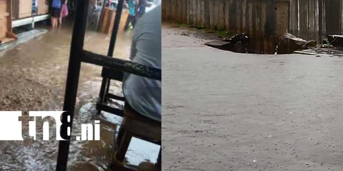 Foto: Fuerte lluvia anega calles y desborda cauce en Managua/TN8 Foto: Fuerte lluvia anega calles y desborda cauce en Managua/TN8