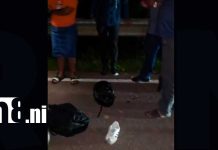 Foto: Waslala: motociclista pierde el control y choca contra una valla metálica/TN8