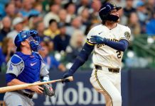 Turang pega jonrón y Cerveceros vencen 2-1 a Dodgers milwaukee, cerveceros,