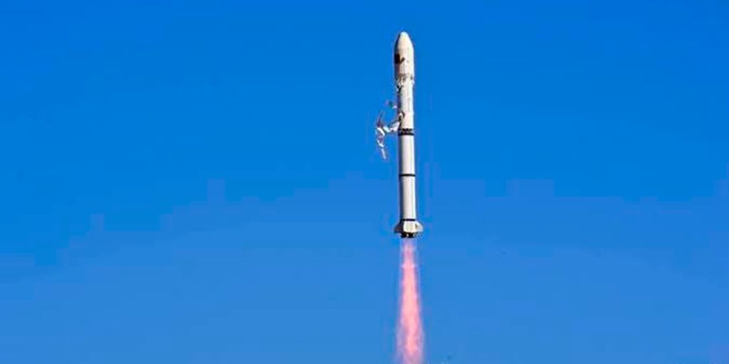 foto: Cohete Gran Marcha-4B lleva seis satélites al espacio en una nueva misión china/cortesía