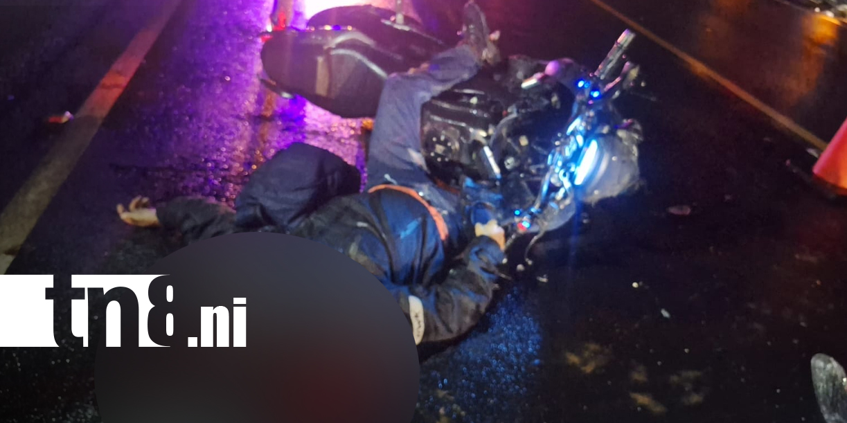 Foto: Motociclista fallece tras chocar con un vehículo en León/TN8