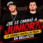 ¿Se le corrió a Junior? Liendra cancela su pelea en la Velada de Estrellas 4 Foto: ¿Se le corrió a Junior? Liendra cancela su pelea en la Velada de Estrellas 4/TN8