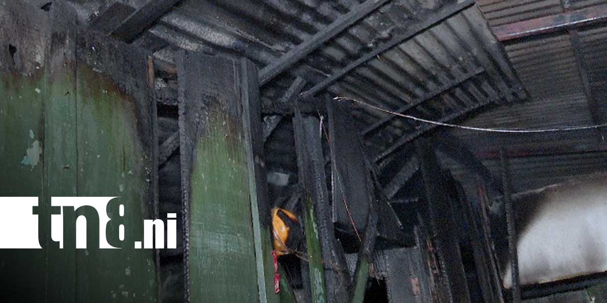 FOTO: Incendio consume vivienda en Managua/TN8