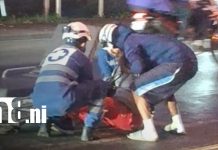 Dos personas lesionadas tras accidente de motocicleta en Dolores, Carazo Foto: Dos personas lesionadas tras accidente de motocicleta en Dolores, Carazo/TN8