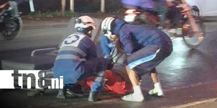 2 Foto: Dos personas lesionadas tras accidente de motocicleta en Dolores, Carazo/TN8