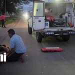 Hombre termina atropellado tras presuntamente robarse un casco en un bar de Estelí Foto: Hombre termina atropellado tras presuntamente robarse un casco en un bar de Estelí/TN8