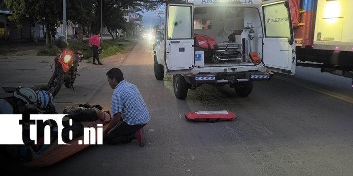 2 Foto: Hombre termina atropellado tras presuntamente robarse un casco en un bar de Estelí/TN8