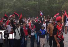 Centenares de familias se reúnen en Las Segovias para conmemorar la Gesta de San Fabián Foto: Ocotal conmemora el 49 aniversario de la Gesta de San Fabián/TN8