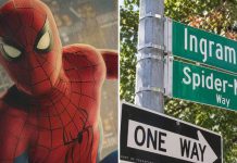 Spider-Man ya tiene su propia calle en Nueva York: así es Spider-Man Way Foto: Spider-Man conquista las calles de Nueva York/Cortesía