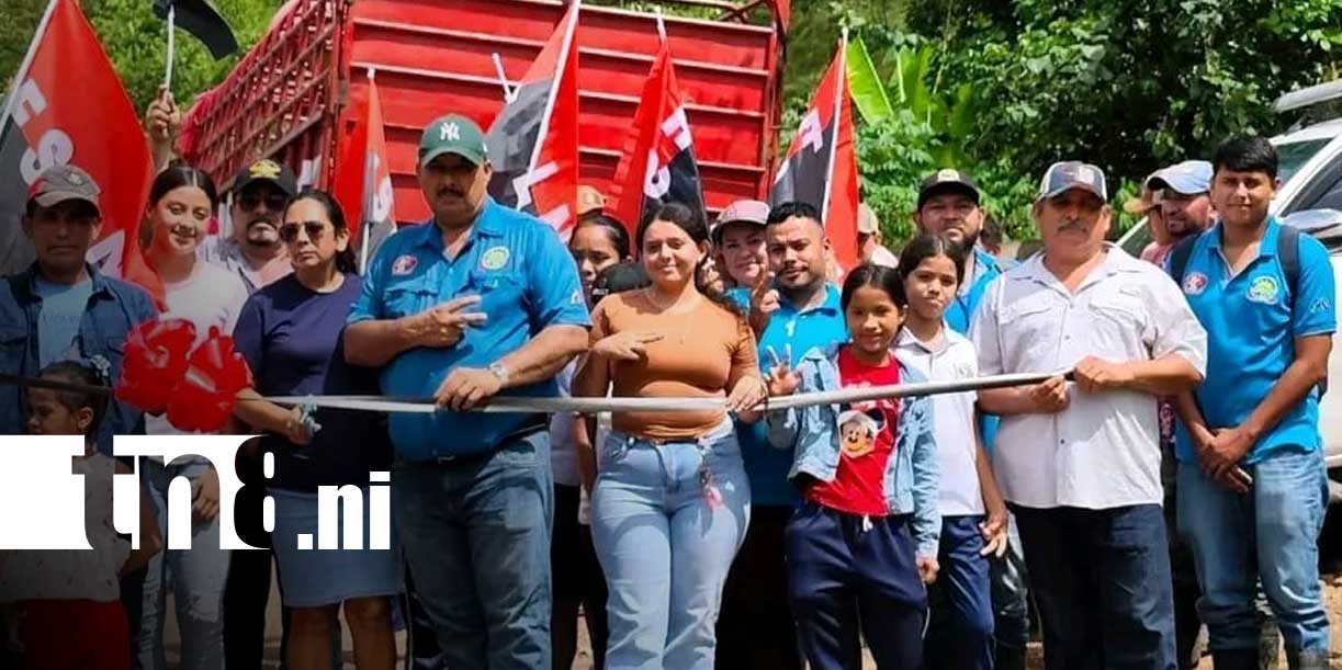 Foto: Camino productivo de 5.5 kilómetros mejora acceso en Río Blanco/TN8