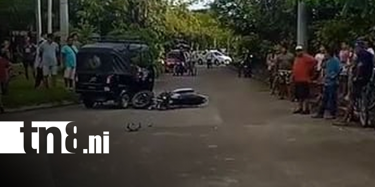 Foto: Motociclista resulta lesionado tras accidente de tránsito en Moyogalpa, Ometepe/TN8