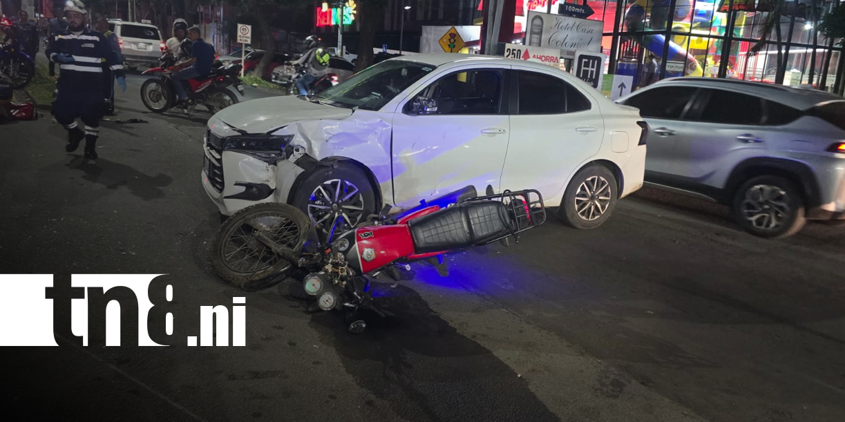 Foto: Dos jóvenes hermanos resultan lesionados en carretera a Masaya/TN8