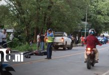 Triple colisión en la entrada a Siuna deja un motociclista fallecido Foto: Triple colisión en Siuna deja un motociclista fallecido/TN8