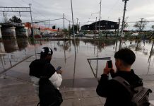 Foto: Chile declara alerta roja en Santiago por fuertes lluvias y tormentas/Cortesía