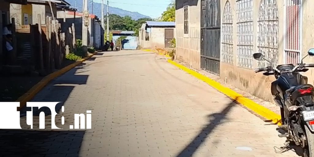 Foto: Alcaldía de Nandaime finaliza los proyectos de adoquinado de 2026/TN8