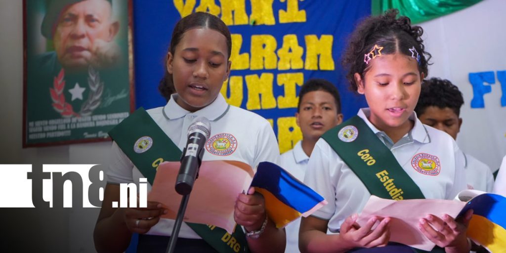 Foto: Estudiantes de la Costa Caribe celebran el 39 aniversario de la Autonomía Regional/TN8