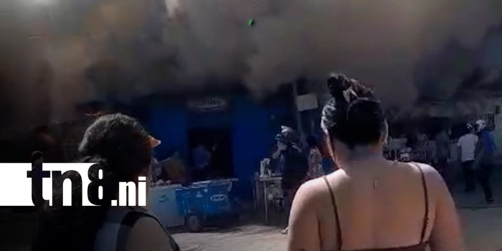 Foto: ¡Incendio arrasa con todo en Matagalpa!/TN8