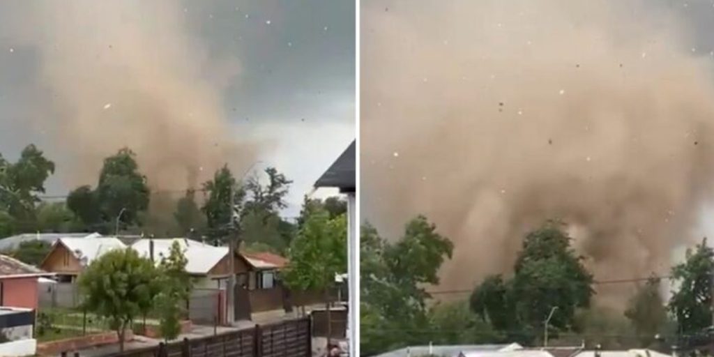 Foto: Alerta roja en Chile por lluvias y riesgo de deslizamientos/Cortesía