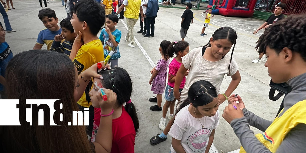 Foto: Familias de Villa San Jacinto disfrutan tarde recreativa en homenaje a Benjamín Zeledón/TN8