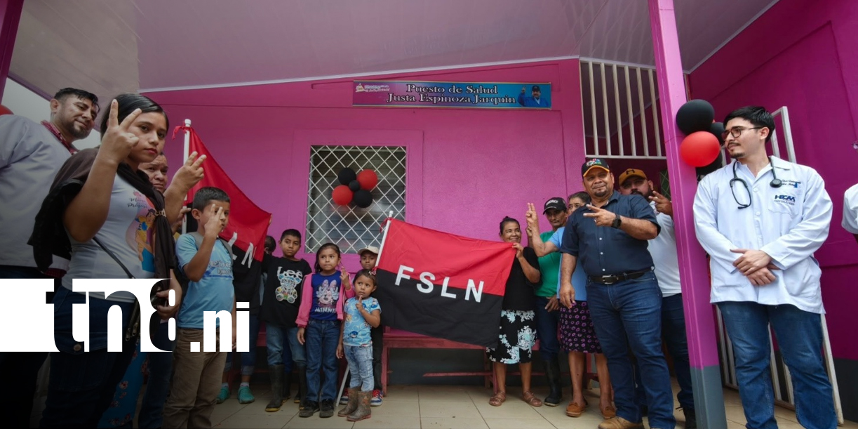 Foto: Familias de Muy Muy estrenan puesto de salud totalmente rehabilitado/TN8