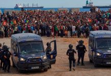 Foto: Migrantes abandonan Ceuta y regresan a Marruecos/Cortesía