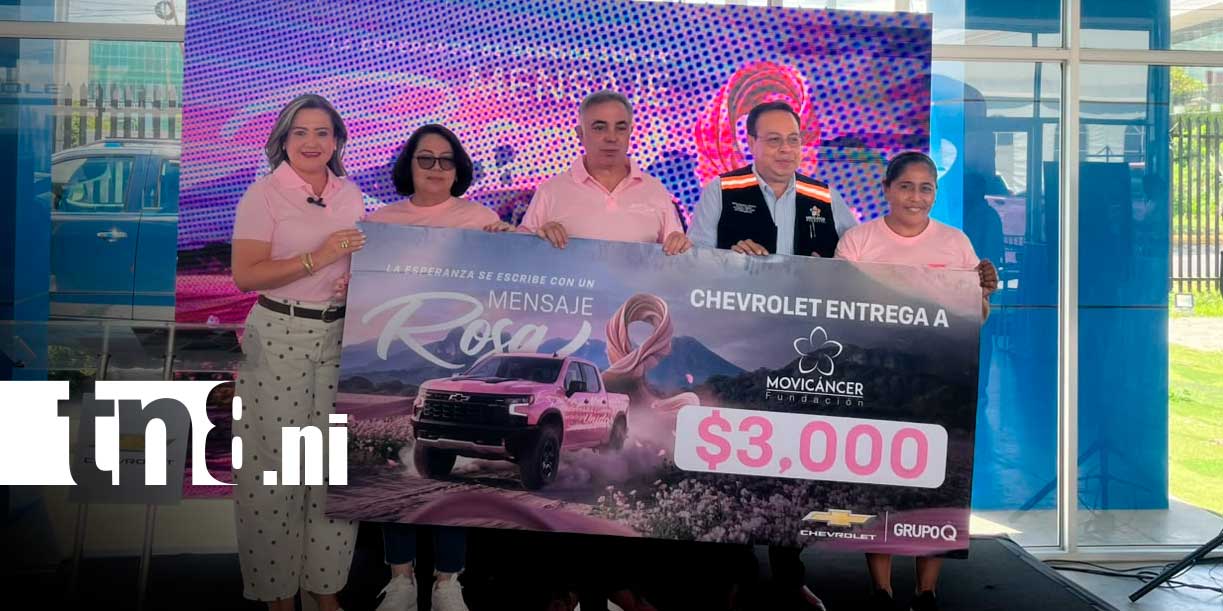 Foto: Chevrolet Nicaragua se suma a la lucha contra el cáncer de mama/TN8