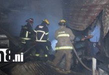 FOTO: Incendio consume vivienda en Managua/TN8