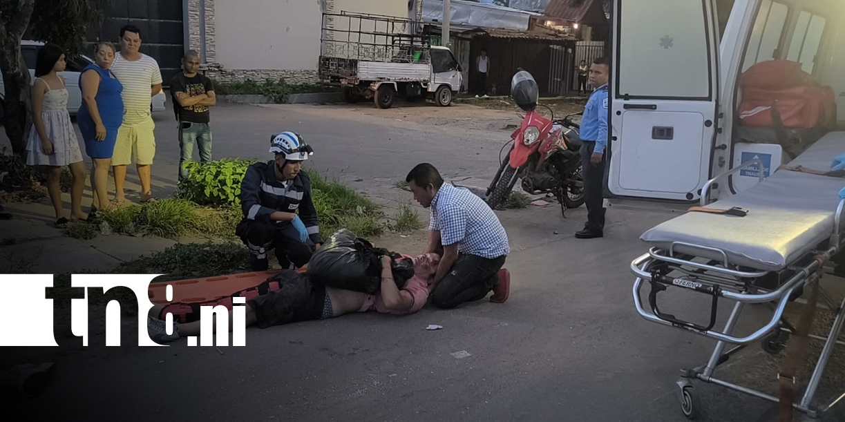 Foto: Hombre termina atropellado tras presuntamente robarse un casco en un bar de Estelí/TN8