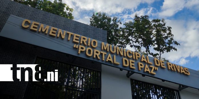 Foto: Inauguran fachada del cementerio Portal de Paz en Rivas/TN8 Foto: Inauguran fachada del cementerio Portal de Paz en Rivas/TN8