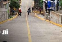 Managua suma tres nuevas cuadras de concreto hidráulico en el Distrito VII Foto: Más de 1,200 familias del barrio Israel Galeano estrenan calles de concreto hidráulico/TN8