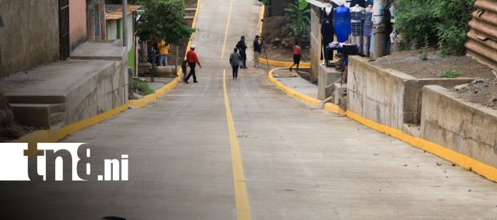 3 Foto: Más de 1,200 familias del barrio Israel Galeano estrenan calles de concreto hidráulico/TN8
