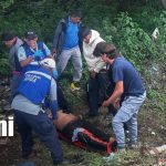 Accidente vial deja dos lesionados en el kilómetro 8 de la carretera nueva a León Foto: Accidente vial deja dos lesionados en el kilómetro 8 de la carretera nueva a León/TN8