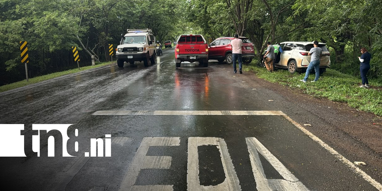Foto: Triple colisión en el puente Santa Rita deja cuantiosos daños materiales en Chontales/TN8
