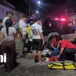 Motociclista cae al esquivar a otros motorizados con una recién nacida en Estelí Foto: Motociclista pierde el control y su esposa resulta lesionada en Estelí/TN8