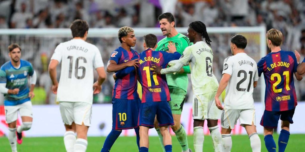 Foto: Barcelona y Real Madrid, por la victoria/Cortesía