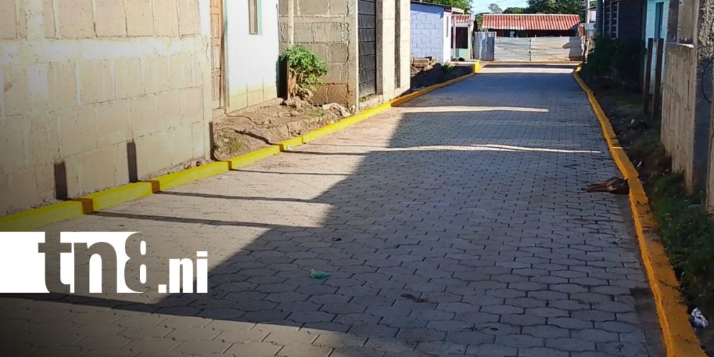 Foto: Alcaldía de Nandaime finaliza los proyectos de adoquinado de 2026/TN8