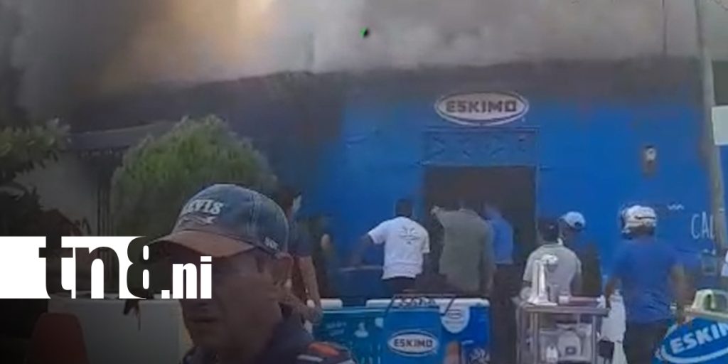 Foto: ¡Incendio arrasa con todo en Matagalpa!/TN8