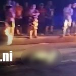 Tragedia vial en Tipitapa: peatón fallece tras ser arrollado por un taxi Foto: Peatón fallece tras accidente de tránsito en Tipitapa/TN8