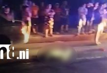 Tragedia vial en Tipitapa: peatón fallece tras ser arrollado por un taxi Foto: Peatón fallece tras accidente de tránsito en Tipitapa/TN8