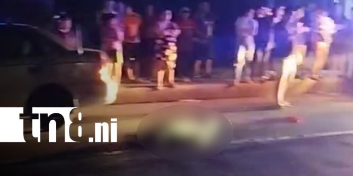 Foto: Peatón fallece tras accidente de tránsito en Tipitapa/TN8