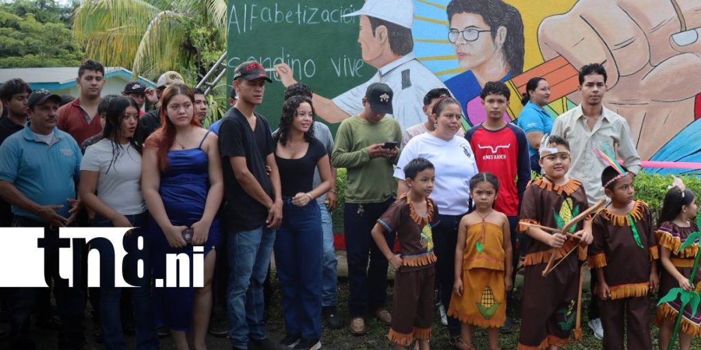 Foto: INATEC de Siuna rinde homenaje a Bernardino Díaz Ochoa con mural artístico / TN8
