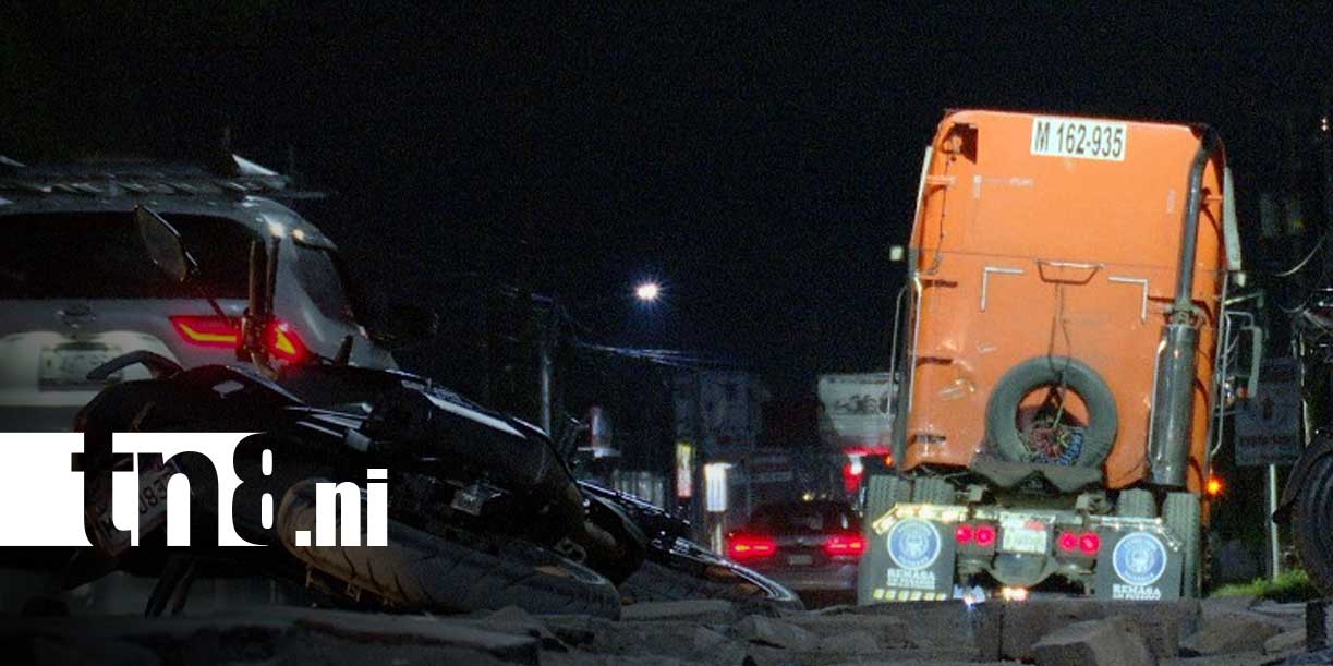 Foto: Accidente de tránsito en Managua deja un motociclista fallecido/TN8