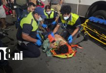 Foto: Dos jóvenes hermanos resultan lesionados en carretera a Masaya/TN8