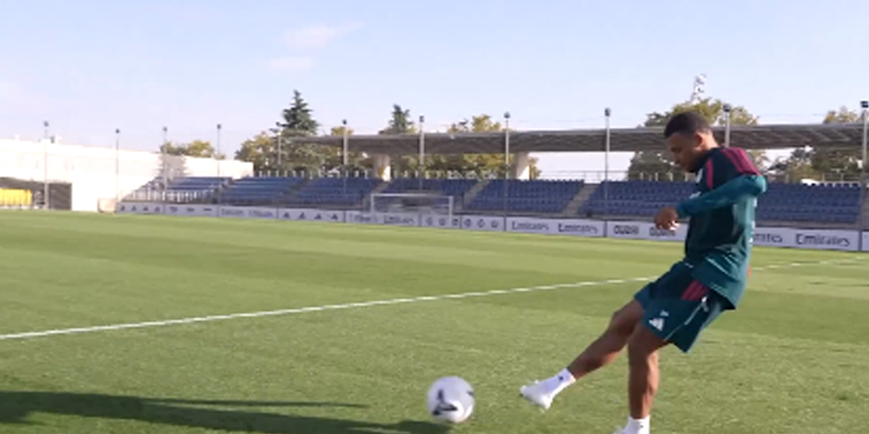Foto: Kylian Mbappé continúa su recuperación en Valdebebas/Cortesía